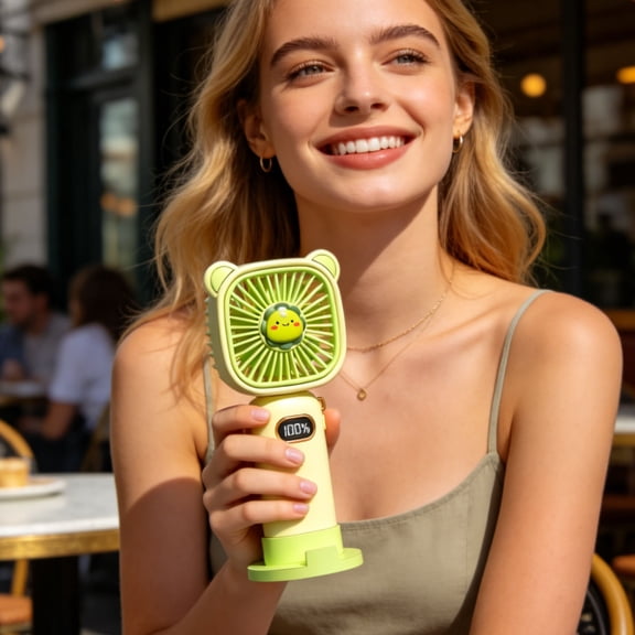 MOAOASPER Classroom Dormitory Student Fan, Outdoor Travel Portable Fan, Perfect for Desk Use and Daily Summer Use
