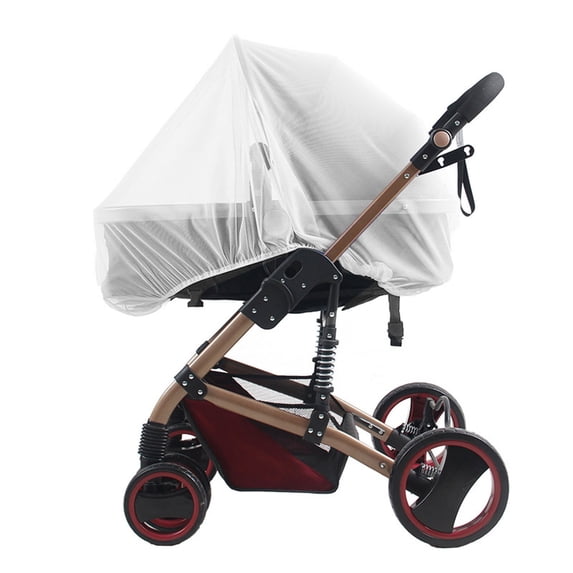 MOAOASPER Full Cover Baby Stroller Mosquito Net, Breathable Polyester Bug Mesh, Universal Fit Infant Car Seat Insect Shield, Lightweight Outdoor Baby Travel Protector