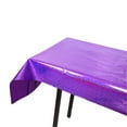 thumbnail image 1 of MOAOASPER Holographic Disposable Plastic Tablecloth, Iridescent Laser Party Table Cover, Waterproof Rectangular Table Cloth for Birthday Wedding Bachelorette Decor, 1 of 5