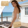thumbnail image 1 of MOAOASPER Trendy Minimalist Shoulder Bag, Breathable Straw Weave Clutch Bag, Neutral Color All-Match Handbag, Lightweight Portable Purse for Dating Beach Daily Wear, 1 of 6
