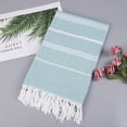 thumbnail image 1 of MOAOASPER Turkish Beach Towels, Lightweight & Sand Free, Quick Dry Cotton Towels for Poolside, Travel & Summer Beach Fun- 28x40 Inches, 1 of 2