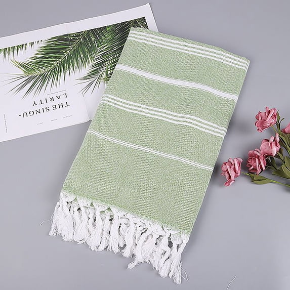 MOAOASPER Turkish Beach Towels, Lightweight & Sand Free, Quick Dry Cotton Towels for Poolside, Travel & Summer Beach Fun- 28x40 Inches