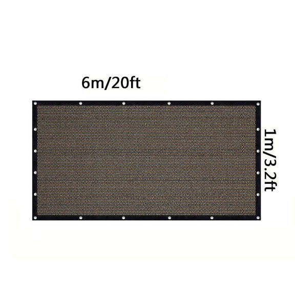 MOAOASPER Weather Resistant Sun Shade Cover, High Density Permeable Shade Net, Anti-aging Heat Insulation Design, Multi-purpose Fabric for Playground and Courtyard