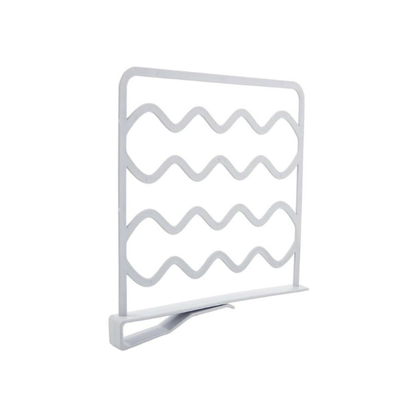 MOAOASPER White Drawer Divider Organizer for Clothes and Storage, Adjustable Partition Board for Closet Dresser, Plastic Separator for Tidy Wardrobe Organization