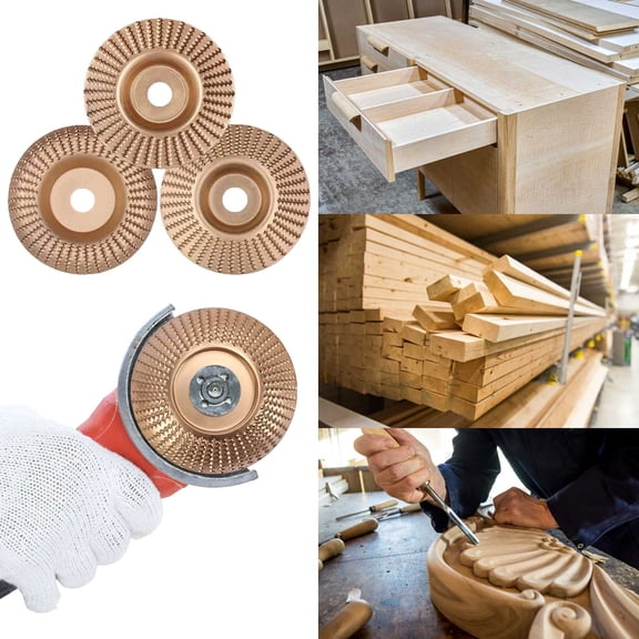 MOAOASPER Wood Shaping Grinding Disc, Sharp Tooth Design, Universal Fit for 100 Angle Grinder, Woodworking Projects, DIY Crafts