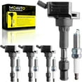 thumbnail image 1 of MOAUTO Set of 4 Ignition Coils Pack UF816 27300-2E601 & 4 PCS Iridium Spark Plugs Compatible with 2016-2022 Hyundai Elantra Kona Sonata Veloster Kia Forte Optima - L4 2.0L, 1 of 6