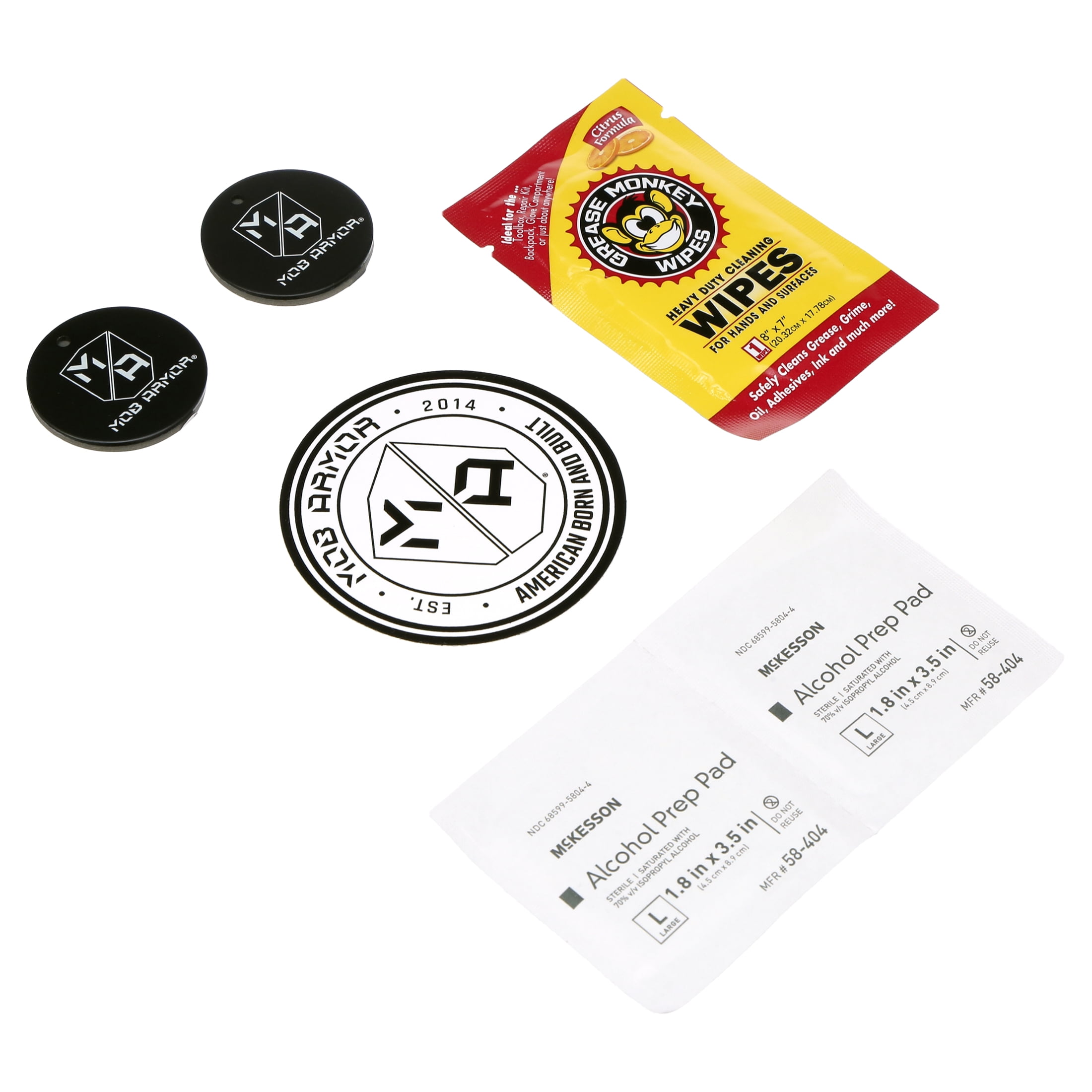 MOB ARMOR 2 Pack Adhesive Backed Steel Mounting Discs [MOB-MD ...