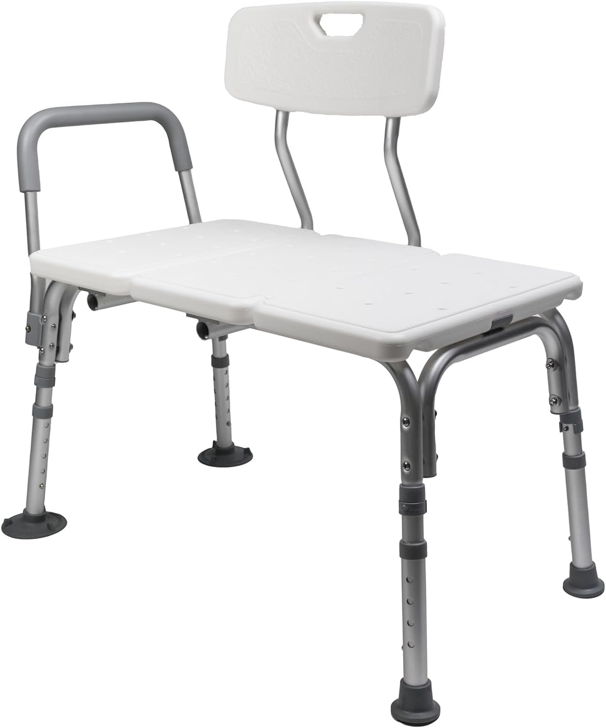 MOBB+ Bathroom Shower Tub Transfer Bath Bench with Curtain Control