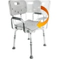 MOBB+ Premium Bathroom Swivel Shower Chair Bath Bench with Back 3.0 360