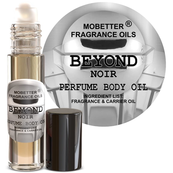 MOBETTER FRAGRANCE OILS Beyond Noir Perfume Body Oil for Women | Long-Lasting Alcohol-Free Roll-On Fragrance | Pure Body fragrances | Travel Size Perfume for Women