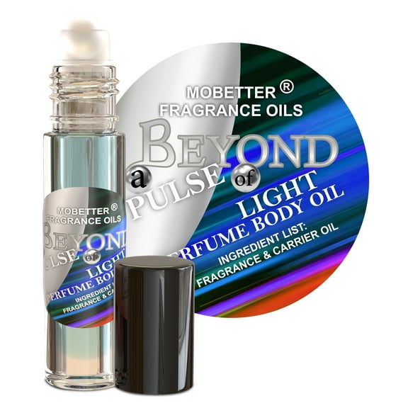 MOBETTER FRAGRANCE OILS Beyond a Pulse of Light Perfume Body Oil for Women | Long-Lasting Roll-On Fragrance | Pure Body Perfume | Travel Size Oil for Women