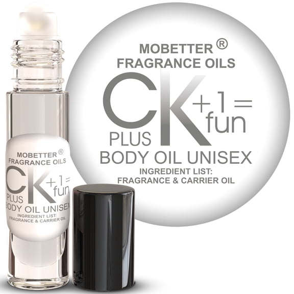 MOBETTER FRAGRANCE OILS C Plus K Plus One Equals Fun Unisex Body Oil 1/3 oz roll on Glass Bottle