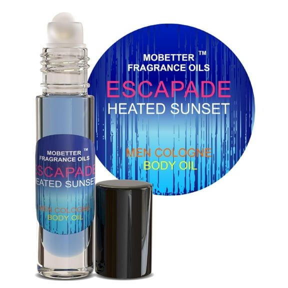 MOBETTER FRAGRANCE OILS Escapade Heated Sunset Men Cologne Body Oil 10ML Roller Ball