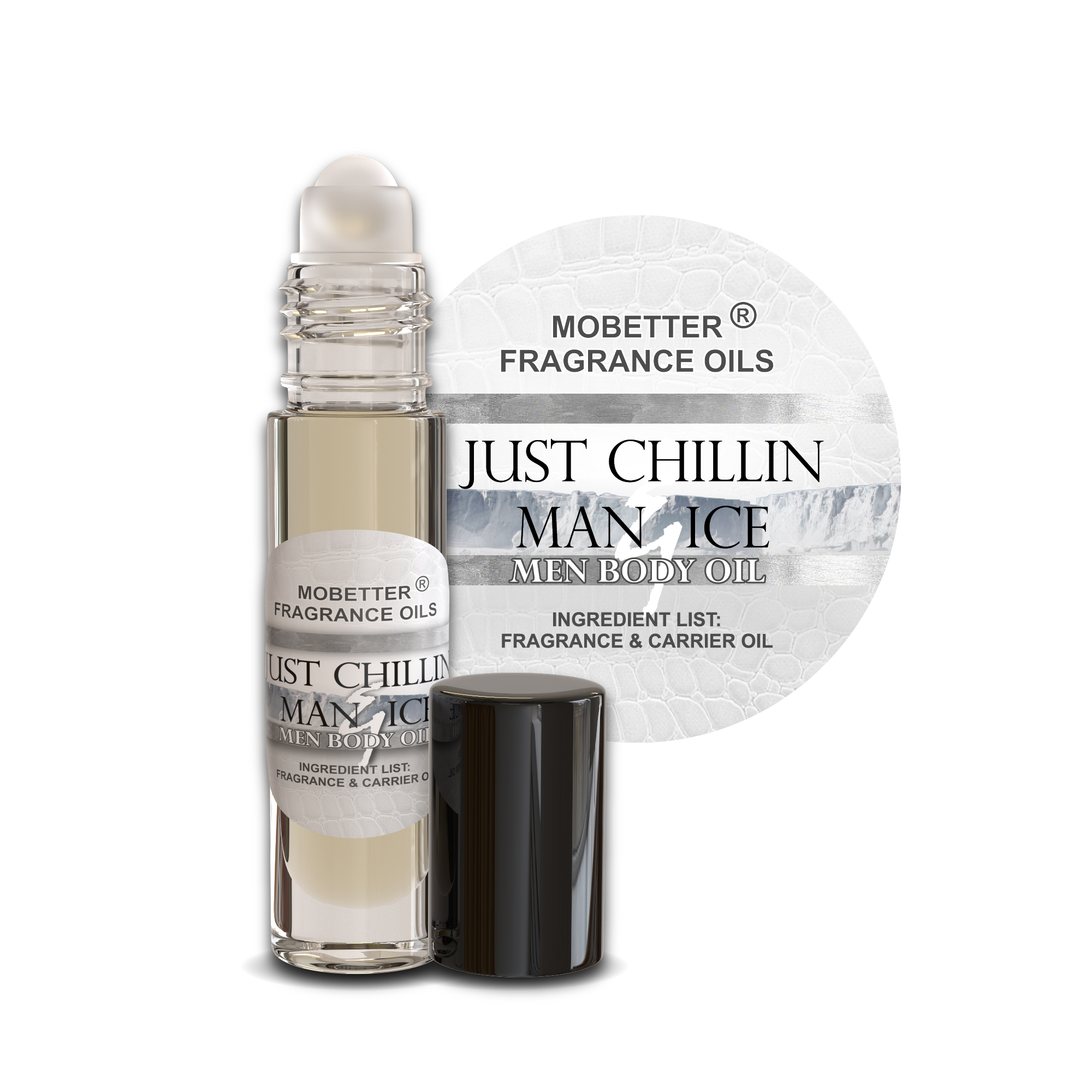 MOBETTER FRAGRANCE OILS Just Chillin Man & Ice Men Cologne Body Oil 1/3 ...