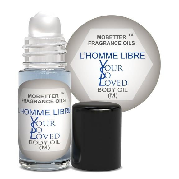 MOBETTER FRAGRANCE OILS L'Homme Libre Your So Loved 1 Oz Perfume Fragrance Body Oil for Men