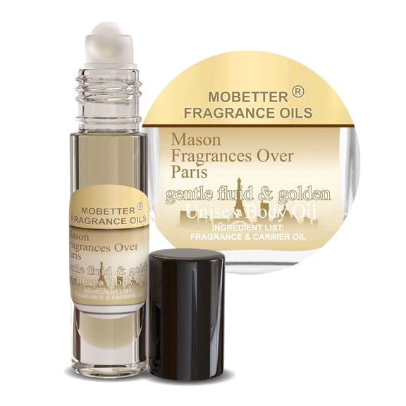 MOBETTER FRAGRANCE OILS Mason Fragrance Over Paris Gentle Fluid & Golden Cologne Perfume Body Oil