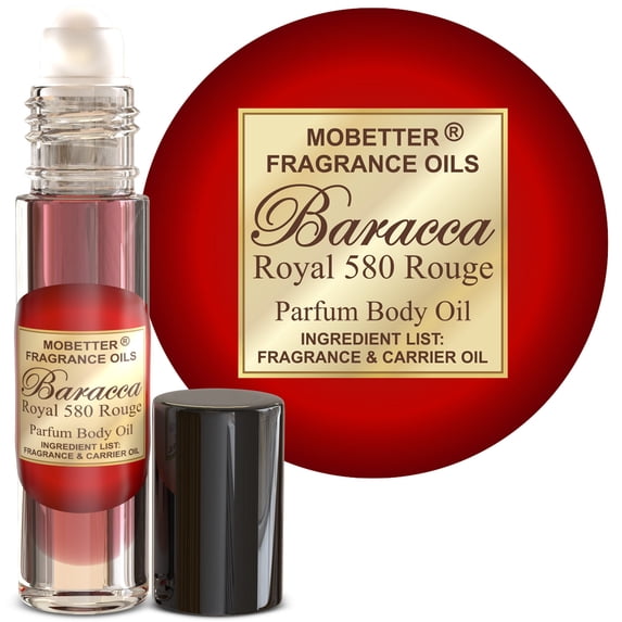 MOBETTER FRAGRANCE OILS Baracca Royal 580 Rouge 0.33 Oz Perfume Fragrance Body Oil for Unisex