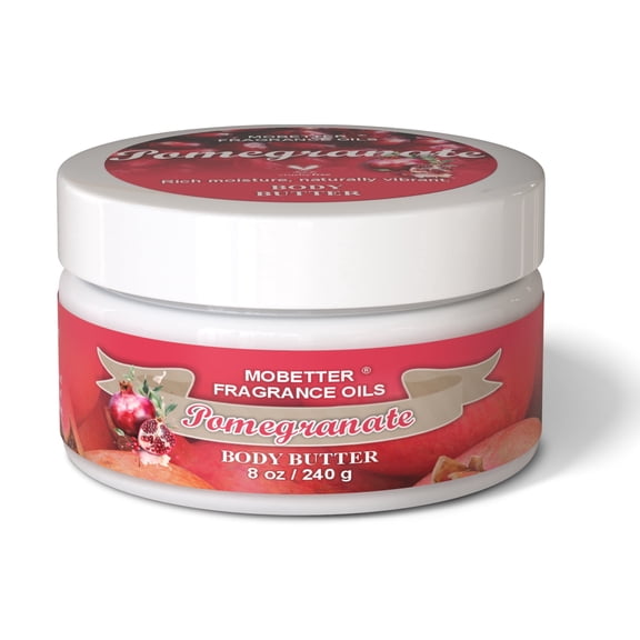 MOBETTER FRAGRANCE OILS Pomegranate 8 Oz Body Butter for Unisex