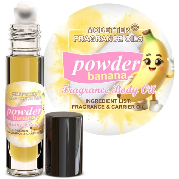 MOBETTER FRAGRANCE OILS Powder Banana Fragrance Body Oil for Unisex Adult