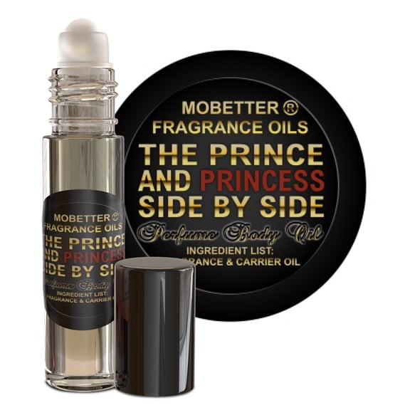 MOBETTER FRAGRANCE OILS The Prince and Princess Side By Side Perfume Unisex Body Oil, Ginger, Green tea, Marshmallow, Our Impression of I Don't Need A Prince By My Side To Be A Princess