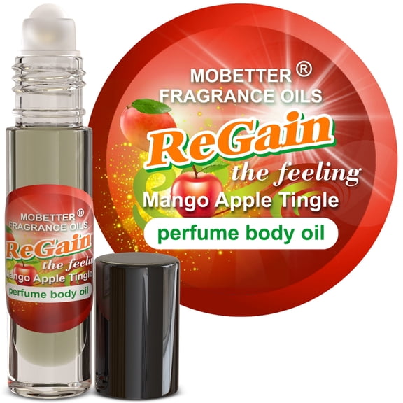 MOBETTER FRAGRANCE OILS ReGain The Feeling Mango Apple Tingle Perfume Body Oil