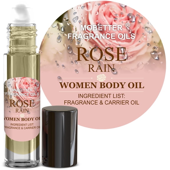 MOBETTER FRAGRANCE OILS Rose Rain Fragrance Body Oil for Women