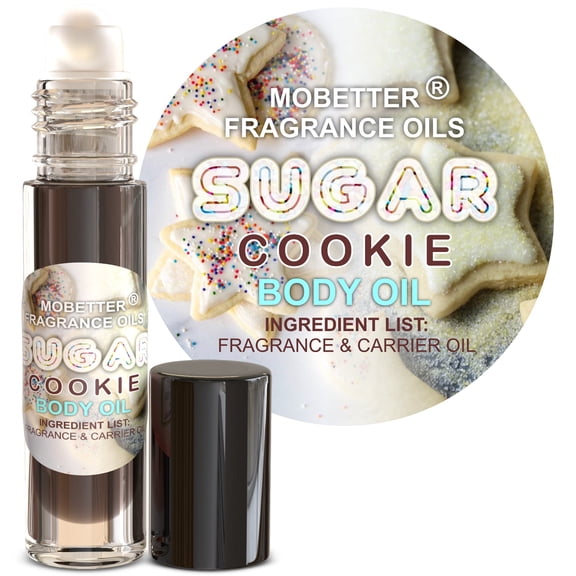 MOBETTER FRAGRANCE OILS Sugar Cookie Perfume Body Oil, Long Lasting, Travel Size Roll On