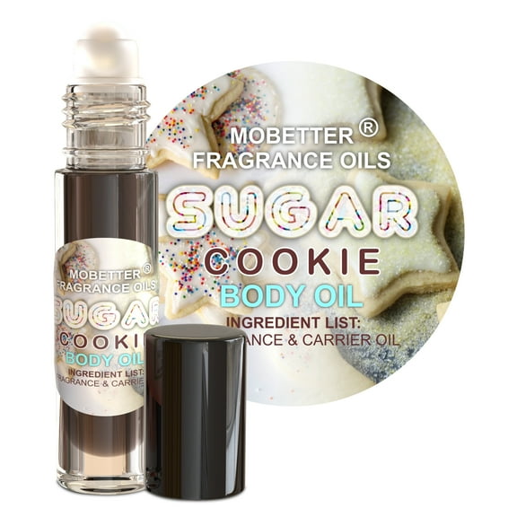 MOBETTER FRAGRANCE OILS Sugar Cookie Perfume Body Oil, Long Lasting, Travel Size Roll On
