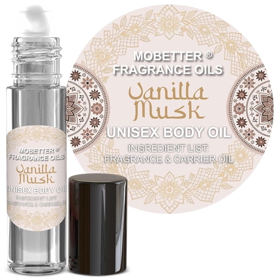 MOBETTER FRAGRANCE OILS Vanilla Musk Fragrance Body Oil for Unisex