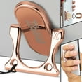 thumbnail image 1 of MOBI HANDLE Phone Ring Holder 3 Finger Grip Kickstand Magnetic 4 in 1 (Rose Gold), 1 of 6