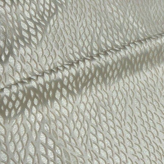 MOBILE Jacquard Fabric, 55 Inch. in Width, Sand / Sample 3x3 Inch