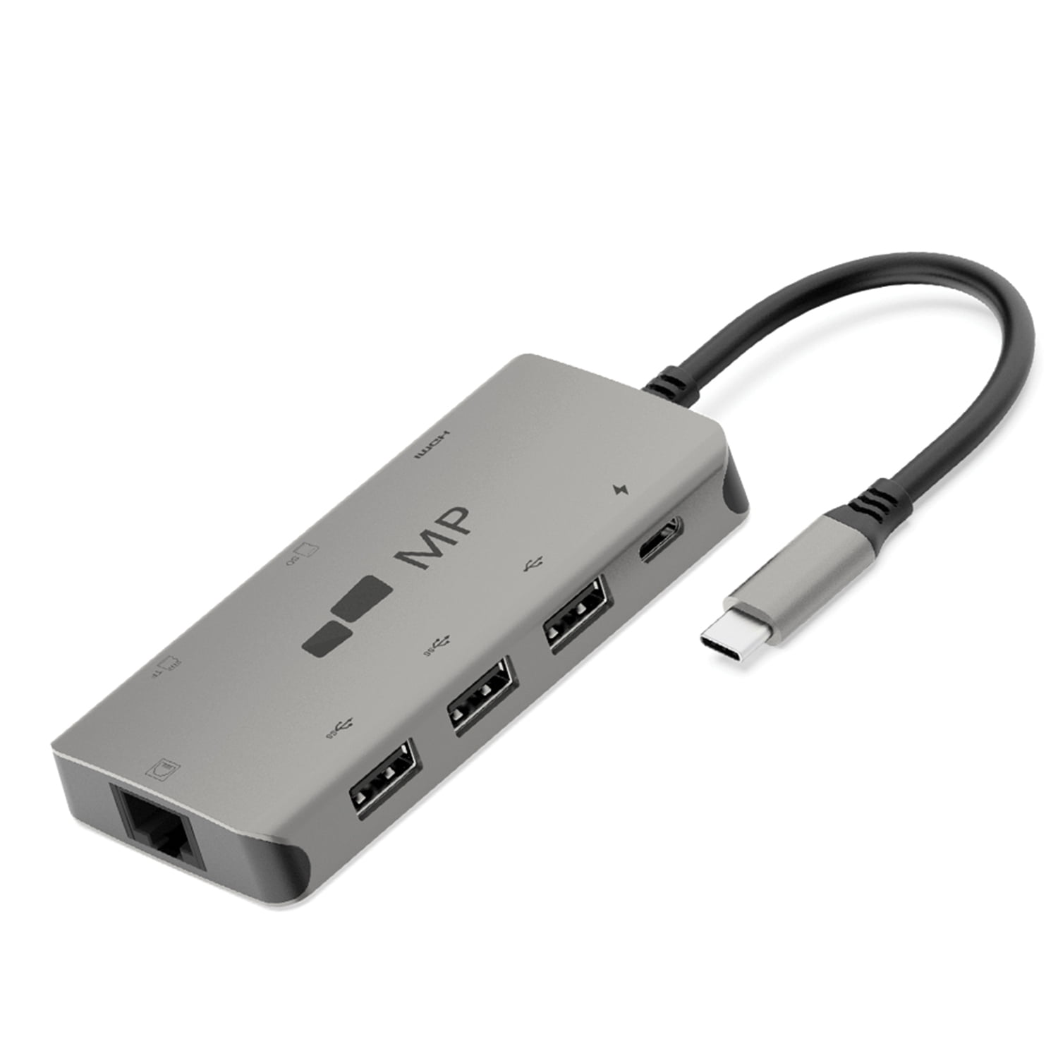 MOBILE PIXELS 104-1001P01 8-in-1 USB-C Dongle - Walmart Business Supplies