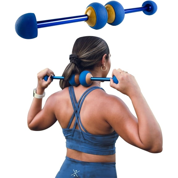 MOBO 7-in-1 Muscle Roller Stick  Full-Body Massage Roller for Myofascial Release, Trigger Point Therapy, Muscle Recovery, Deep Tissue Leg & Back Pain Relief, Physical Therapy, Gym & Travel Use
