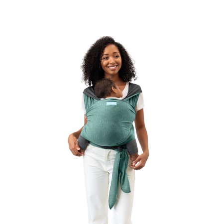 MOBY Reversible Wrap Baby Carrier in Jade/Grey