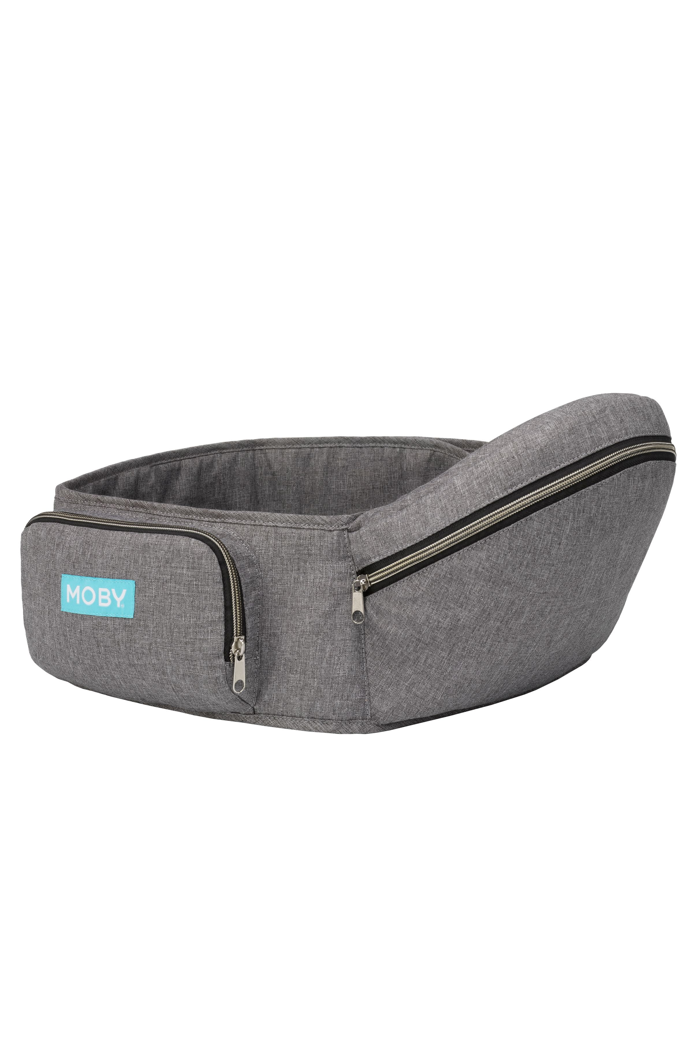 MOBY Wrap Hip Seat in Heather Grey