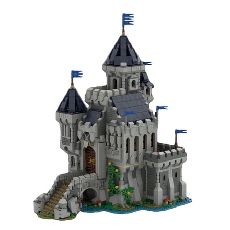 MOC-101775 Medieval Knight's Castle Modular Building Blocks Set for Black Falcon Bricks Toy 3284pcs