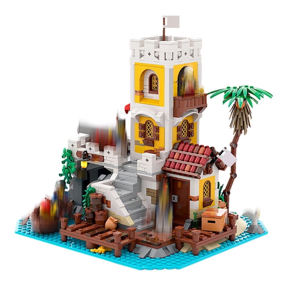 MOC-125105 Remake Modular Building Blocks Set for 6263 Imperial Outpost MOC Bricks Toys Kit
