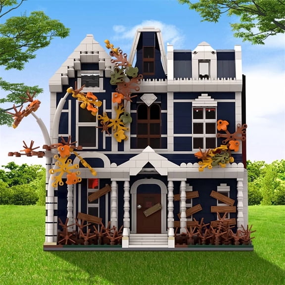 MOC-127052 Victor Creel House Modular Building Blocks Set DIY MOC Bricks Toys Collection Gift
