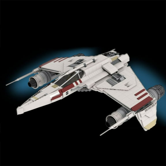 MOC-127180 Republic Starfighter Model Building Blocks Set for E-WING UCS MOC Bricks Toys 1528pcs