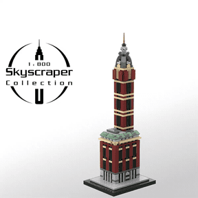 MOC-132578 Modular Singer Building Blocks Set Skyscraper MOC Bricks Toys 1:800 Model