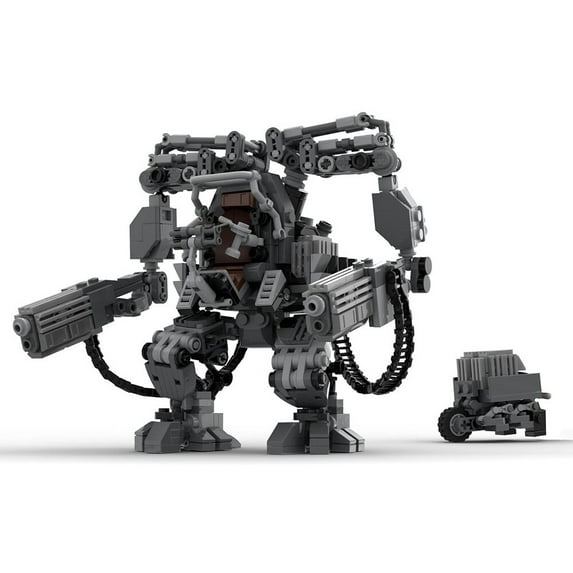 MOC-137552 APU Mech DIY Model Building Blocks Set Robot MOC Action Figure Bricks Toys Gifts