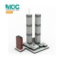 thumbnail image 1 of MOC-157149 World Trade Center Assembled Building Block Toy Set Brick Model 982pcs, 1 of 6