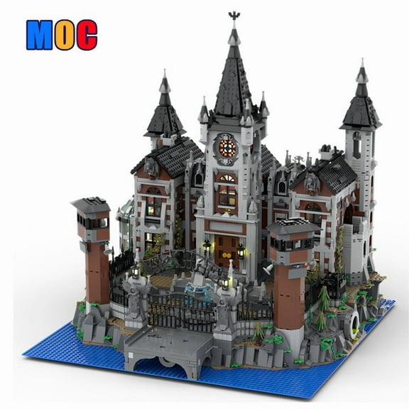 MOC-158329 Elizabeth Arkham Asylum Modular Building Blocks DIY Model Bricks Toys Kit 6778+pcs