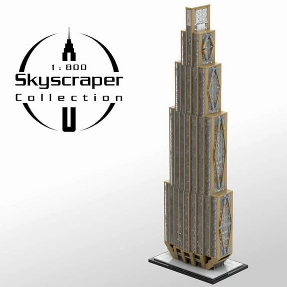 MOC-163239 270 Park Avenue Modular Building Blocks Set Skyscraper MOC Bricks Toys 1:800 DIY Model 3180pcs