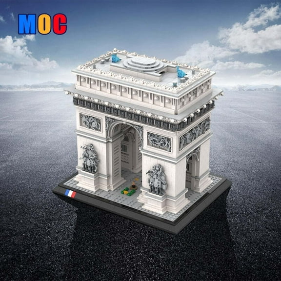 MOC-163329 Paris Arc De Triomph Modular Building Blocks Bricks Toys Set 4329pcs