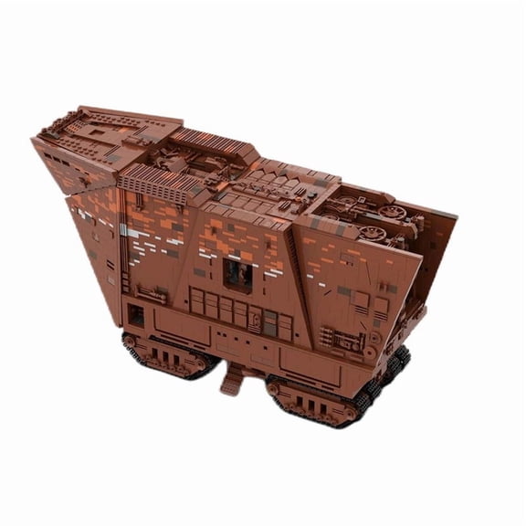 MOC-169084 Model Building Block Set for Sandcrawler Vehicle Assembly Brick Toy Gift 7346pcs