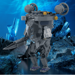 MOC-182834 Deep Sea Exploration Mech Building Blocks Set, 197 Pieces Underwater Robot Model, Collectible Sci-Fi Construction Kit for MOC Enthusiasts & Teens