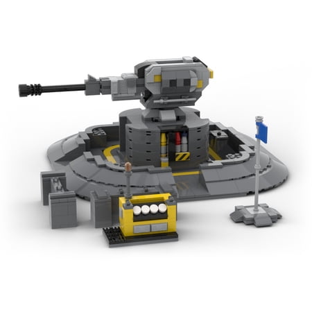 MOC-182949 Helldivers 2 Land & Sea Cannon Building Blocks Set - Game Collectible Model Toy