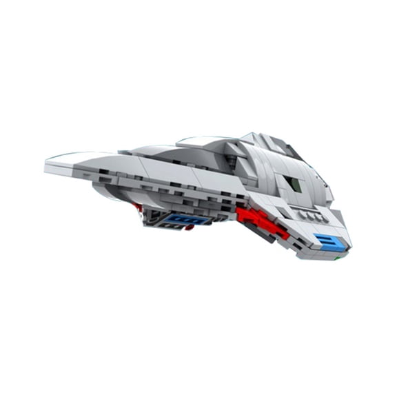 MOC-187931 The Delta Flyer DIY Model Building Blocks Set Voyager MOC Assembly Bricks Toy Collection Gift