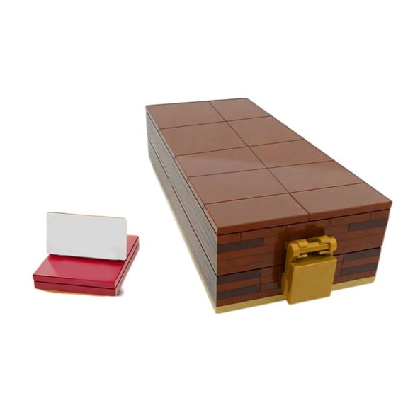 MOC-188932 Morgan Trophy Cases Building Blocks Blood Slide Boxes MOC Bricks Toys Collection Gift